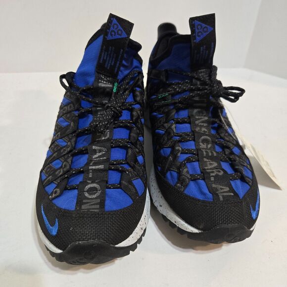 Nike ACG React Gobe Big Kids 8/38.5 BV6344 400 Hyper Royal Green Black Abyss NEW - Picture 4 of 7